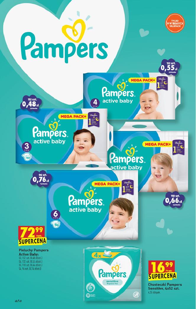 pampers mega pack biedronka