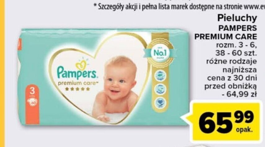 pampers premium care pieluchy 1 newborn carrefour