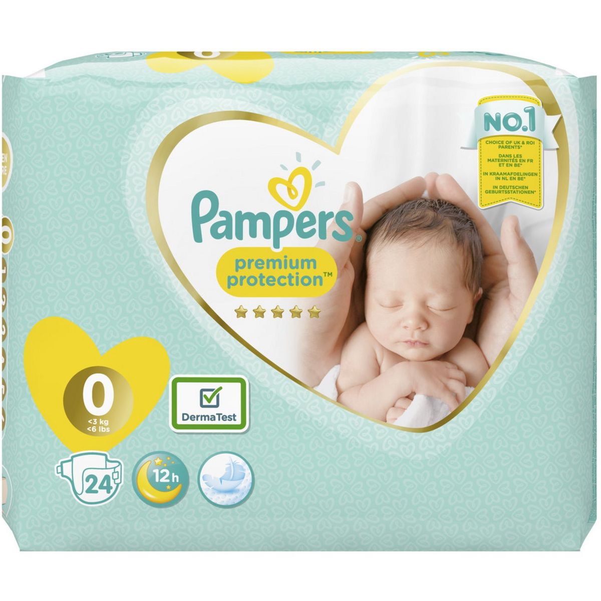 pampers new born auchan