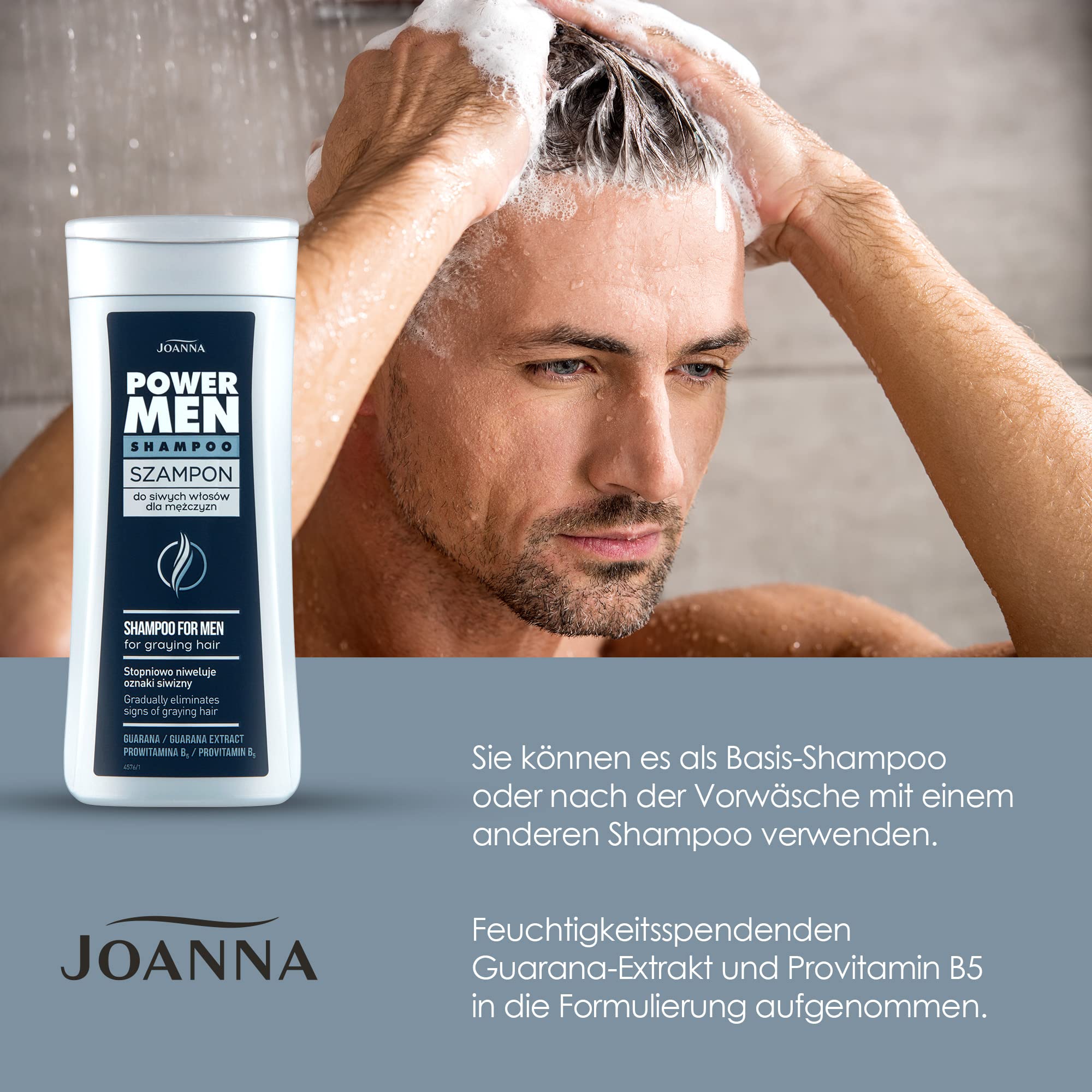 joanna power hair szampon do siwych włosów dla mężczyzn rossmann