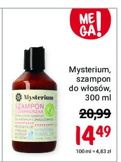 mysterium szampon wzmacniający czarnuszka żeń-szeń bergamotka kofeina 300 ml