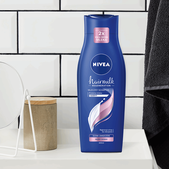 nivea hairmilk szampon rossmann