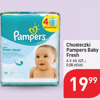 pampers chusteczki promobaby