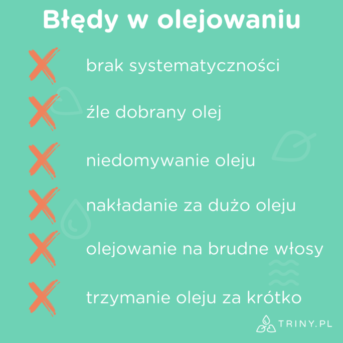 kolejność olejowanie a potem szampon czy jak