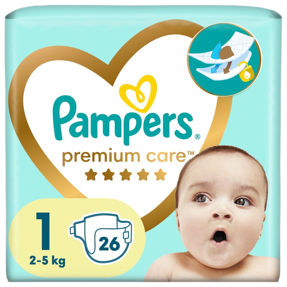 pampers premium care mega box pieluchy jednorazowe new born