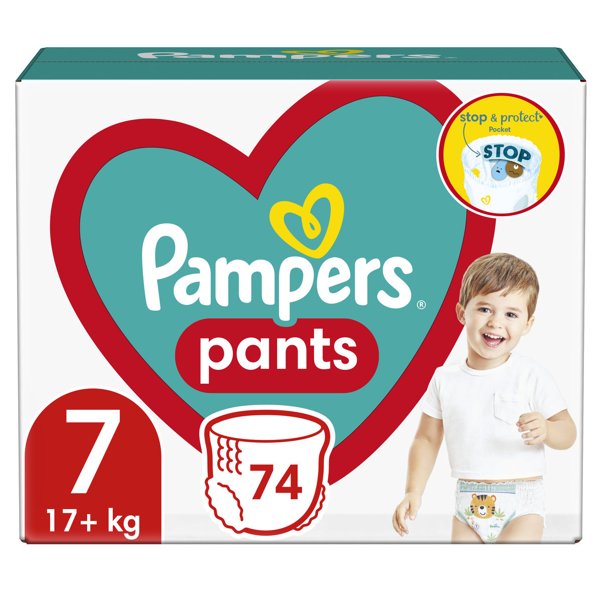 pampers pants 3 74szt