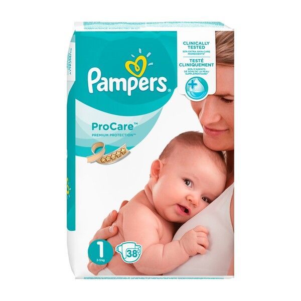 pampers procare pieluchy dla dzieci rozmiar 1