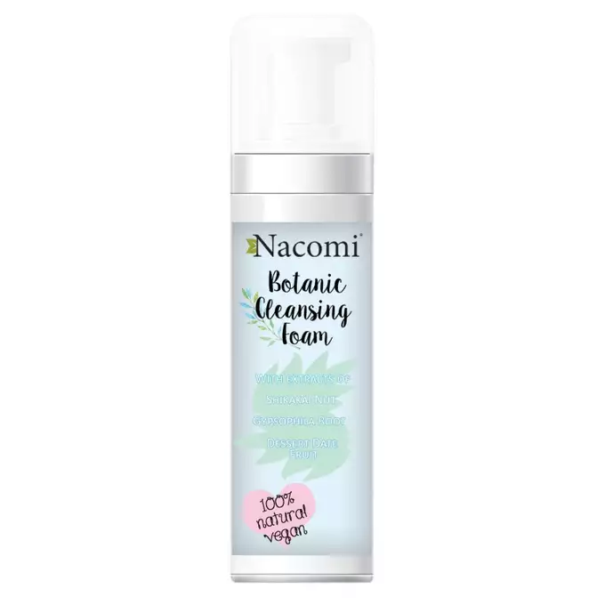 nacomi face care botaniczna pianka myjąca do twarzy