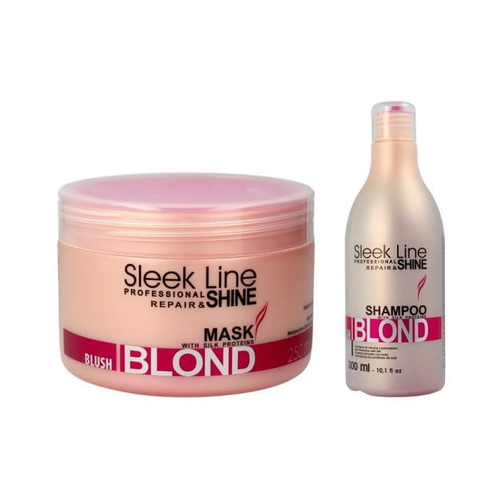 szampon sleek line blush blond efekt