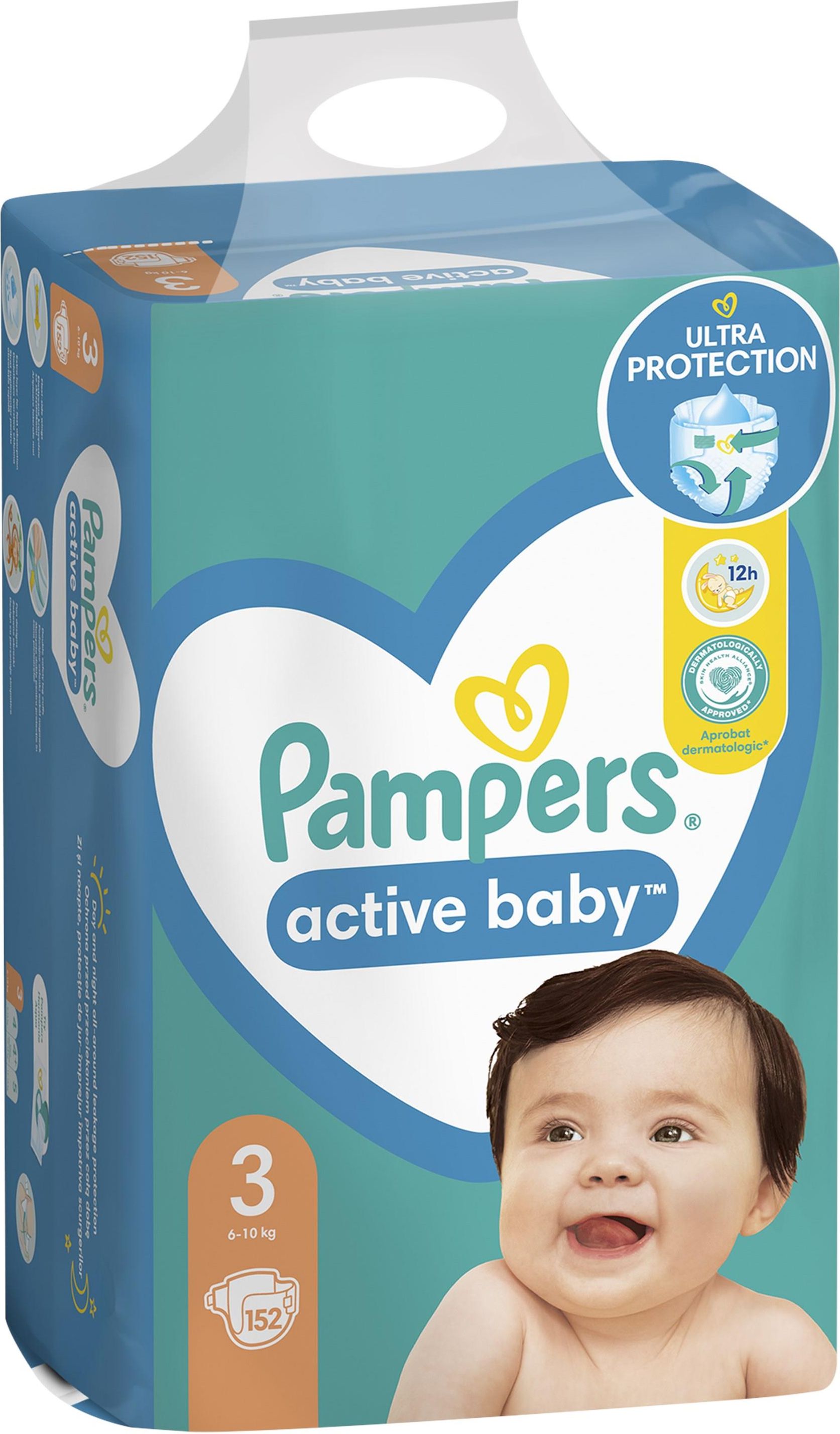 pampers 3 152 sztuki