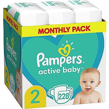 pampers active baby 2 68 szt