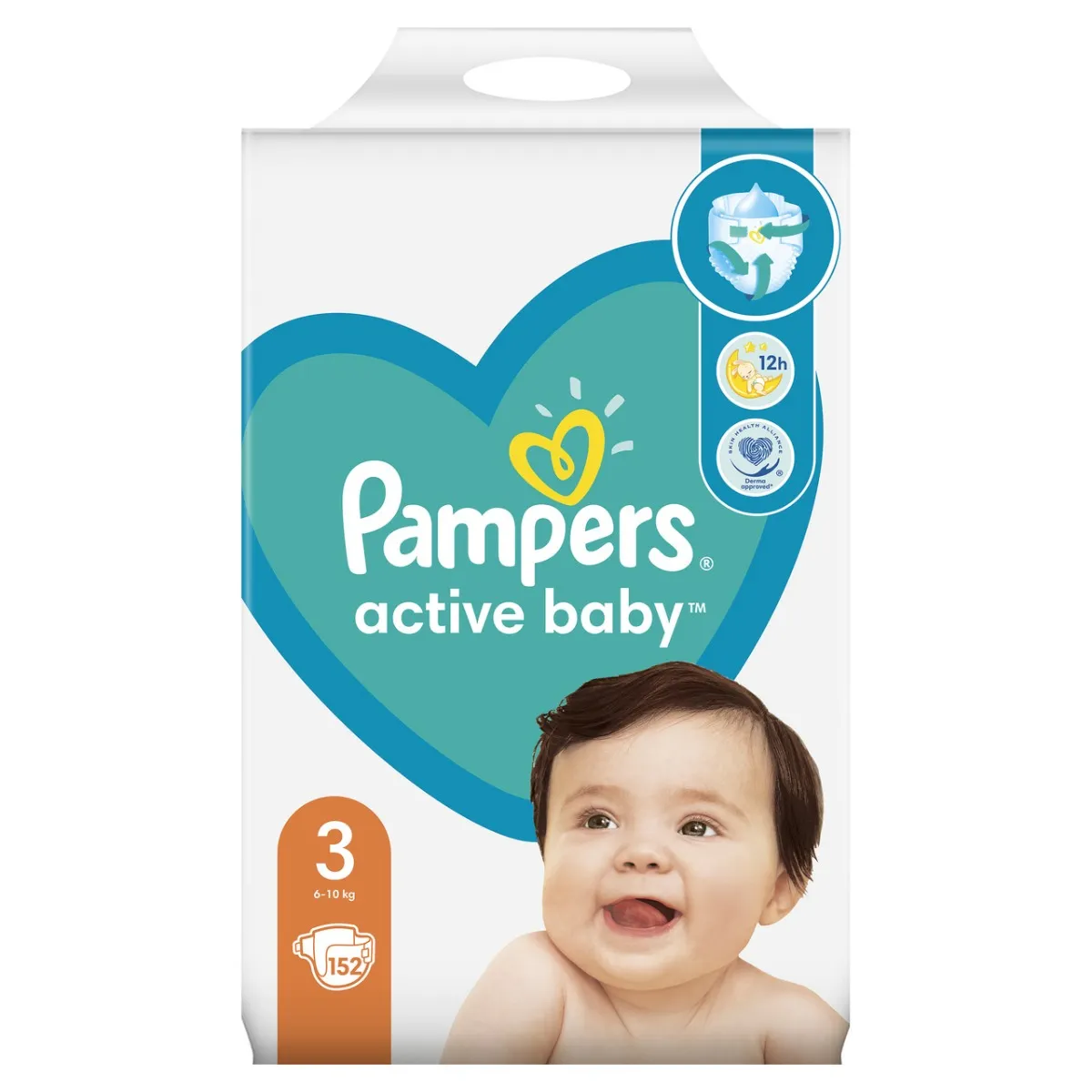 pampers 3 152 sztuki