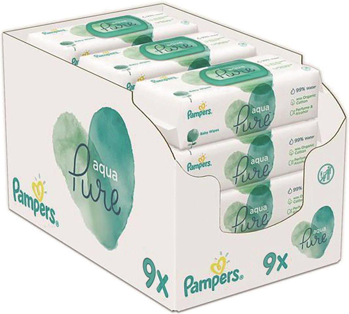 chusteczki dla niemowląt pampers aqua pure