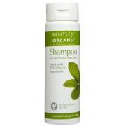 szampon z olejkiem herbacianym i miętą bentley organic