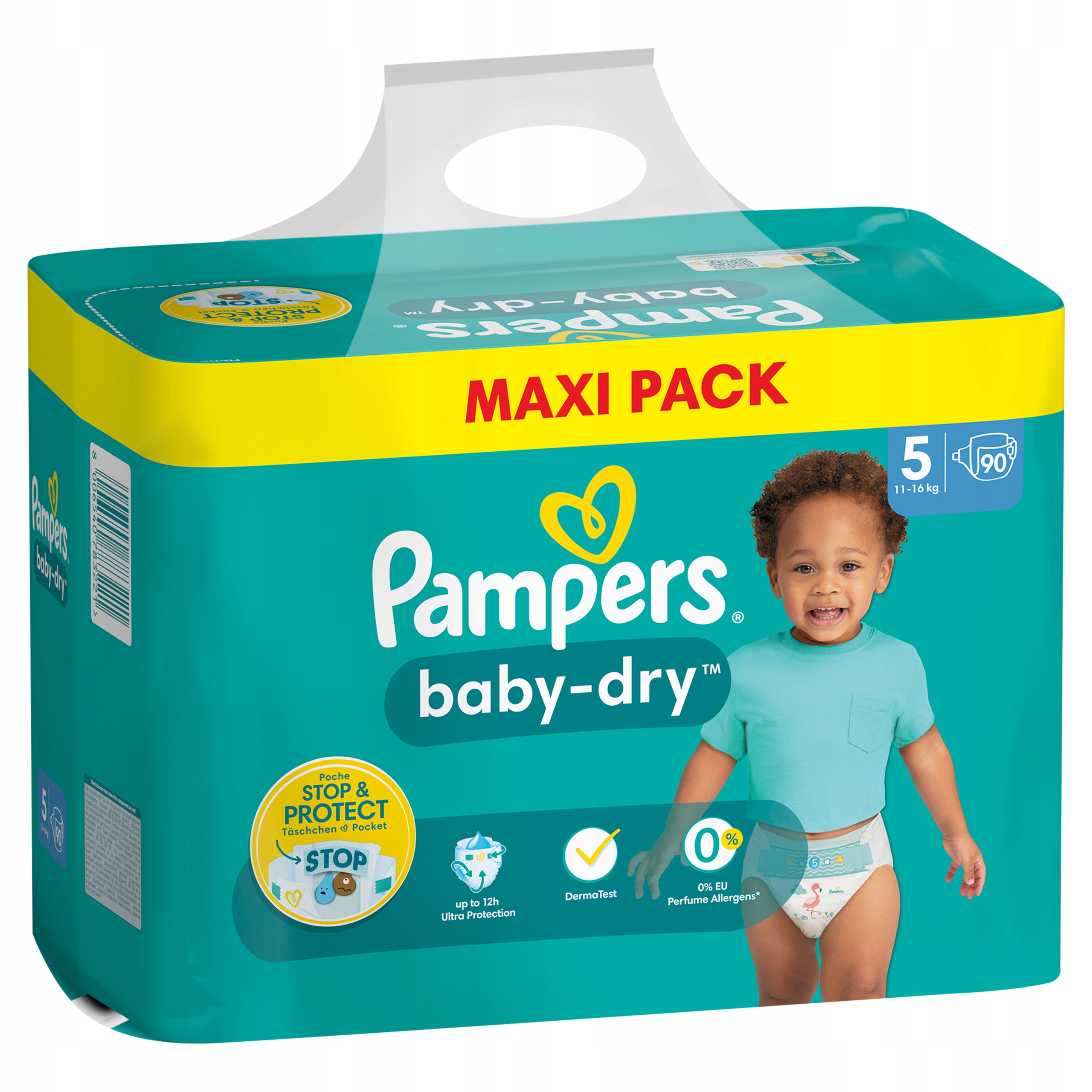 pampers active baby dry 4 90 szt