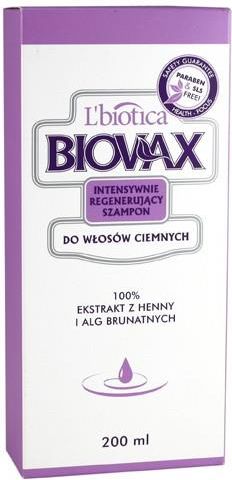 biovax szampon do włosów ciemnych cena