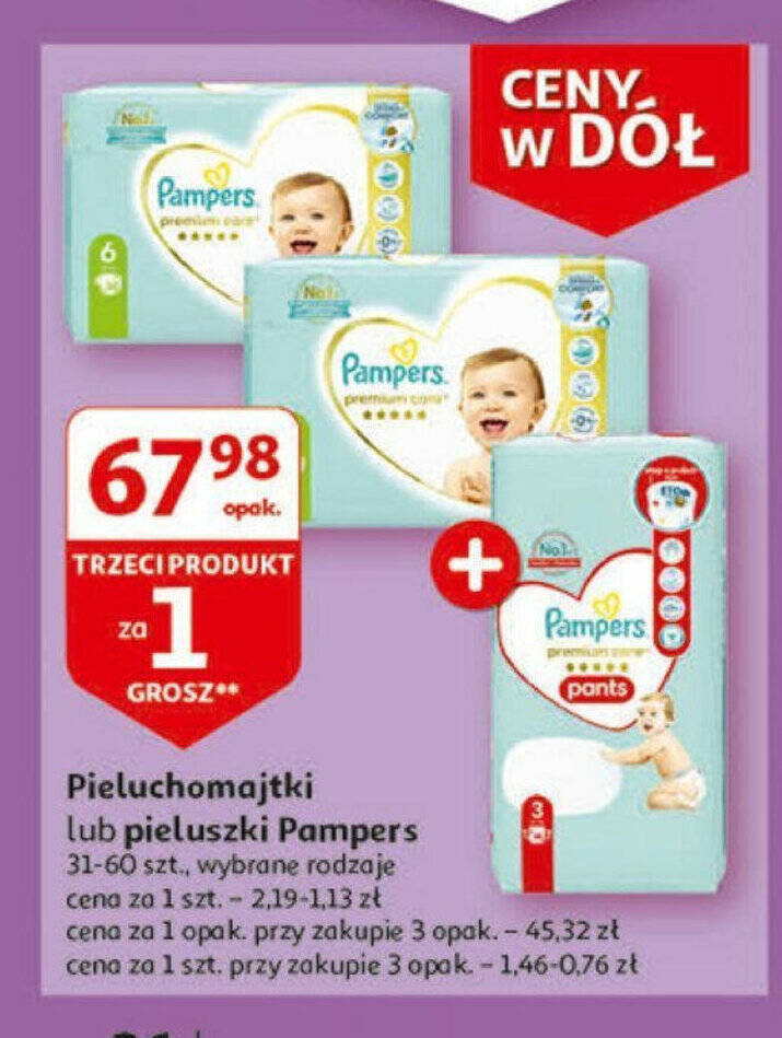 pieluchomajtki w sklepach auchan lodz