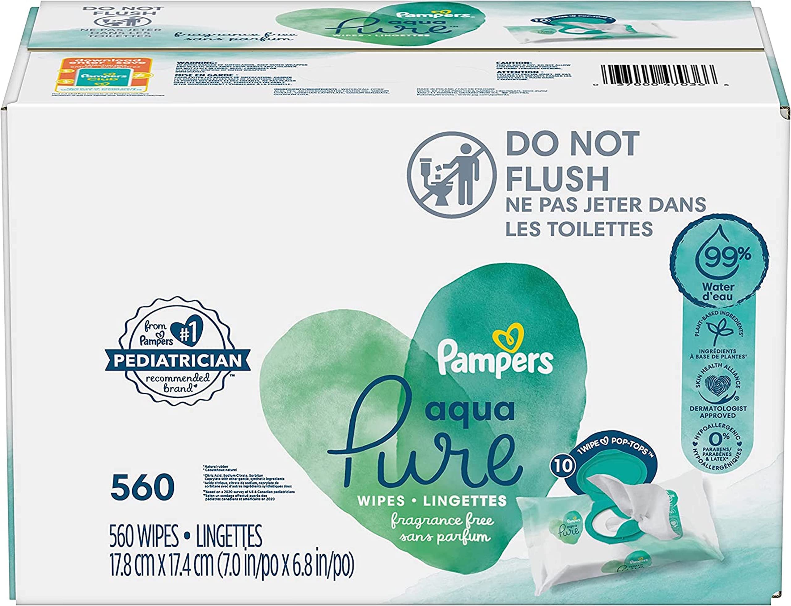 pampers pure aqua