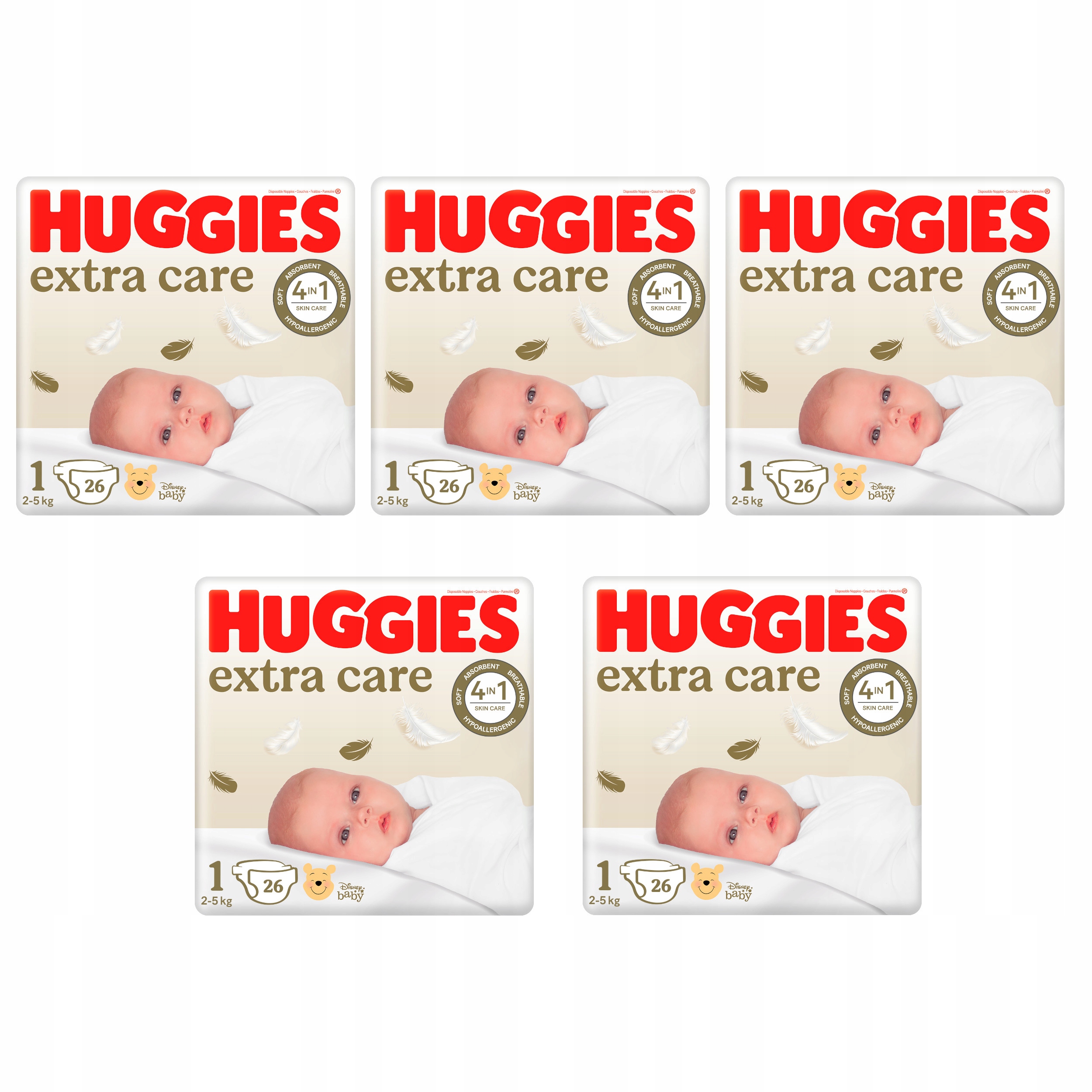 pampersy huggies 1 happy