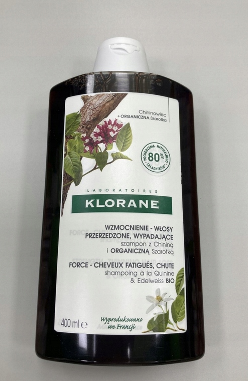 klorane szampon na bazie chininy i witaminy b5 400ml