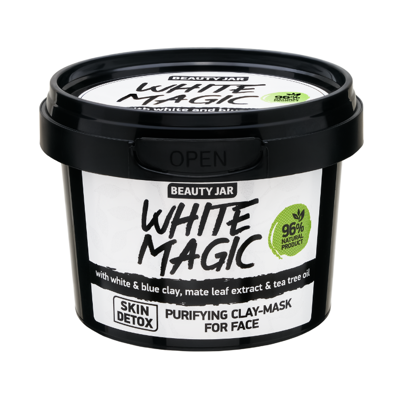 Beauty Jar White Magic oczyszczająca maseczka glinkowa do twarzy 125g