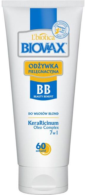 biovax odżywka bb do włosów blond