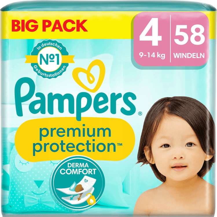 pampers premium protection 4 cena