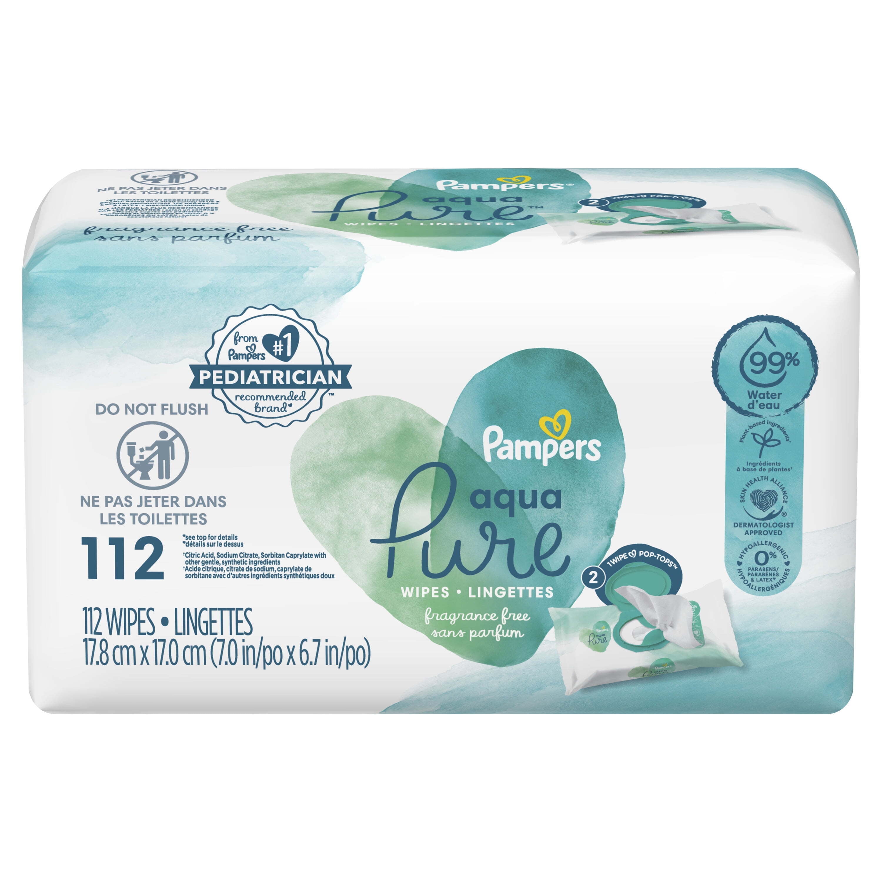 pampers aqua pure doz