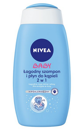 nivea baby ochronny szampon i płyn do kąpieli 2w1 sroka