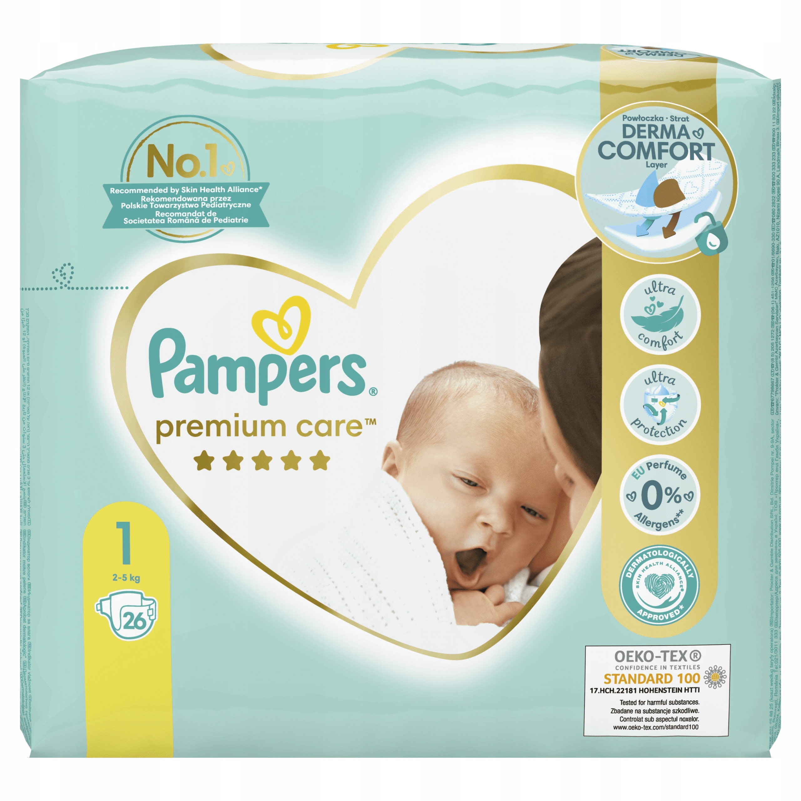 na jaki czas pampers 2-5kg