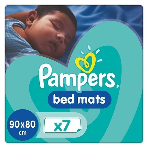 pampers bed mats