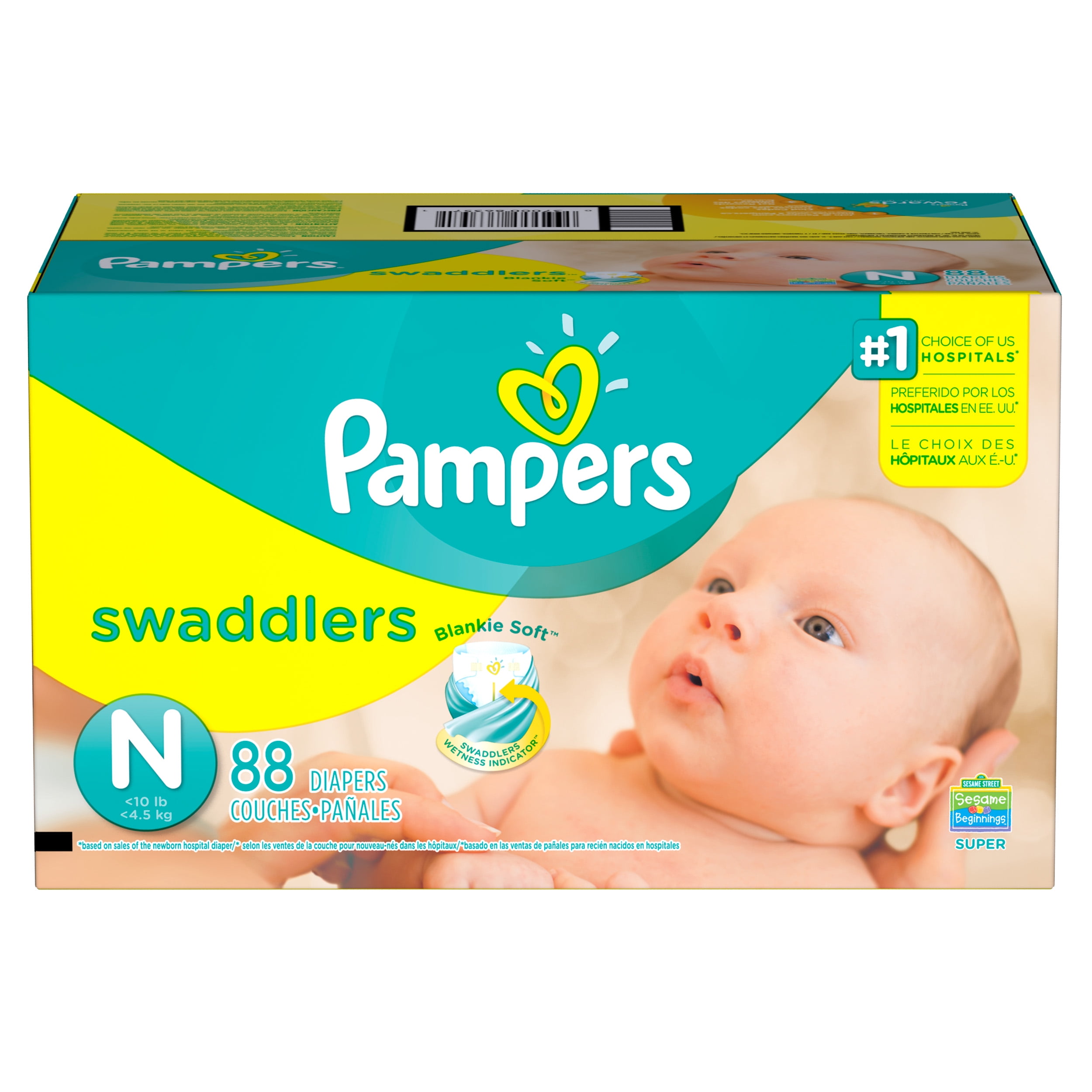 pampers new born zlote