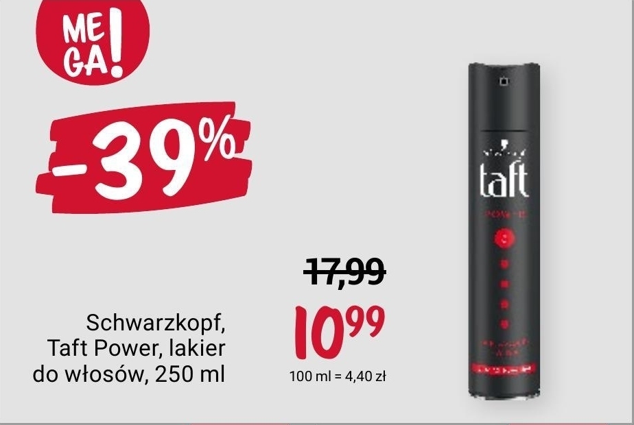 rossmann lakier do włosów taft