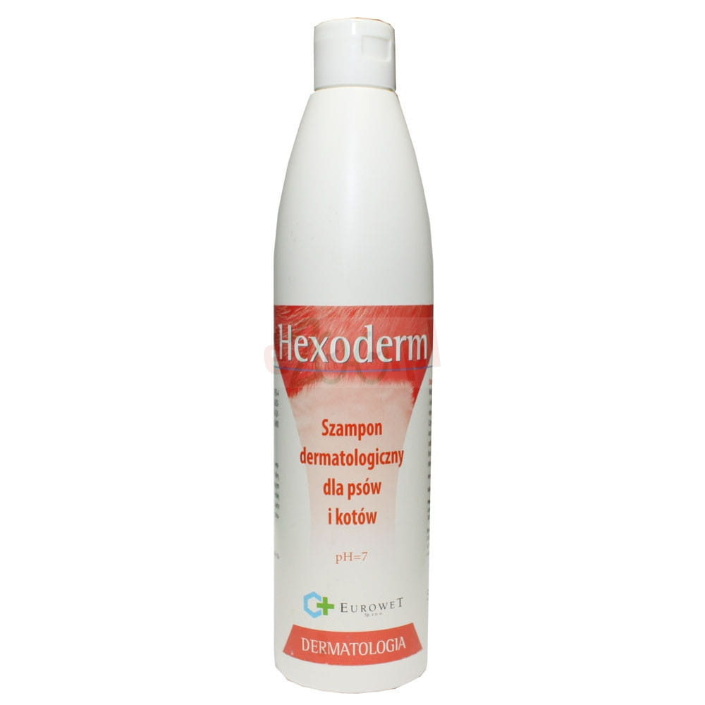 hexoderm szampon dermatologiczny pies kot 500 ml