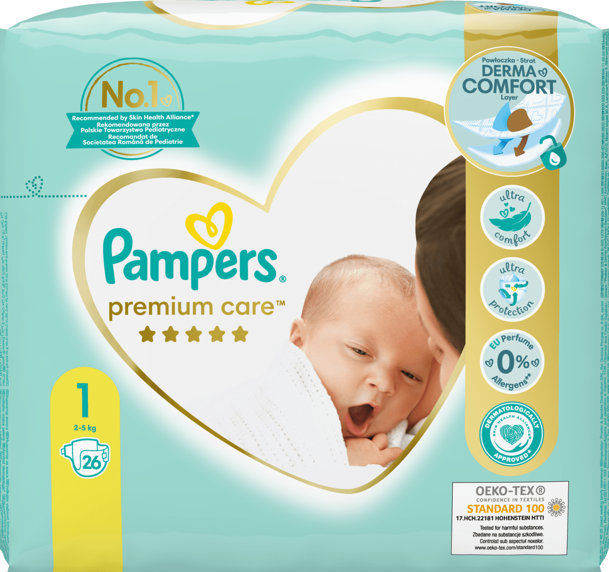 tesco zakupy pieluchy pampers premium care 1