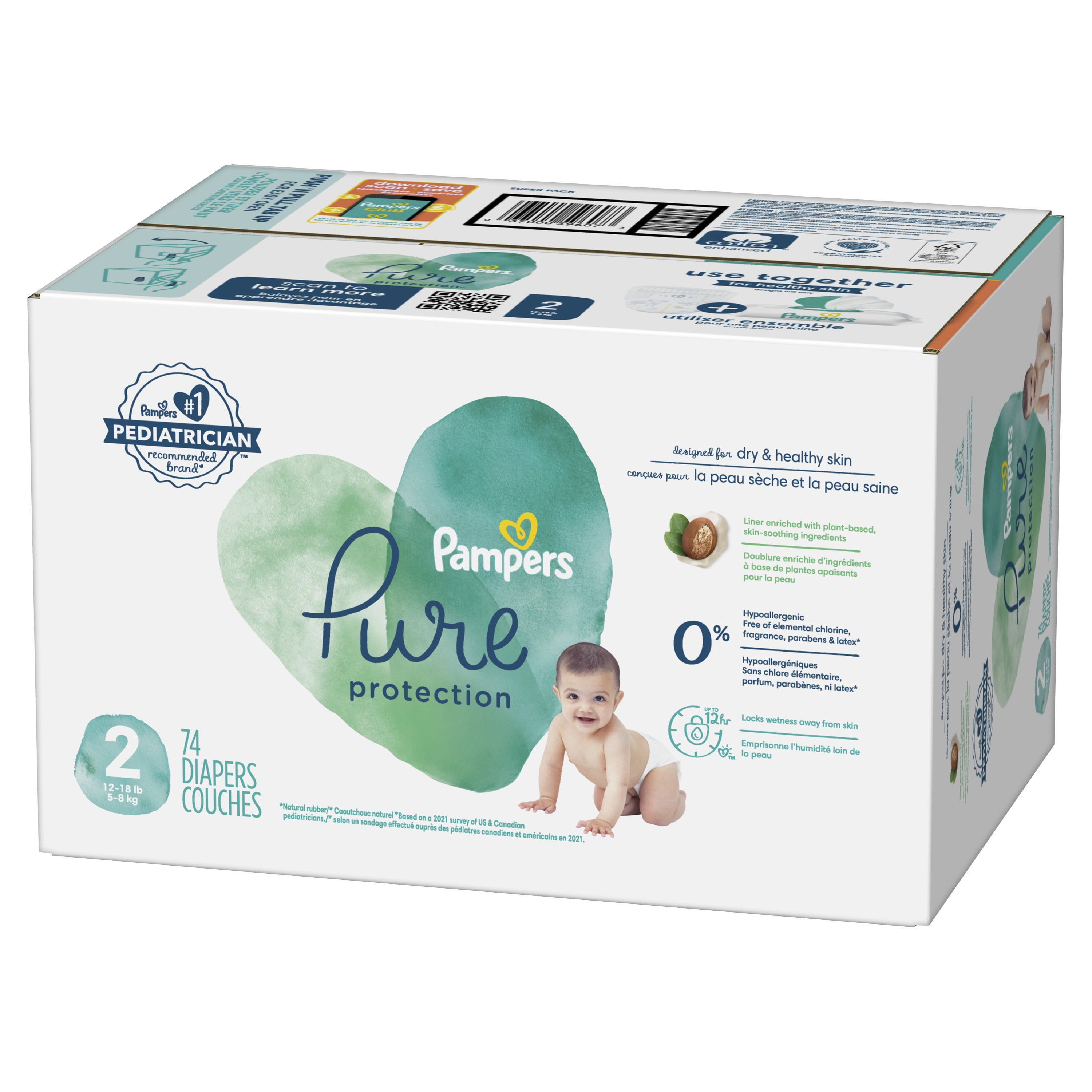 pampers 2 74 szt