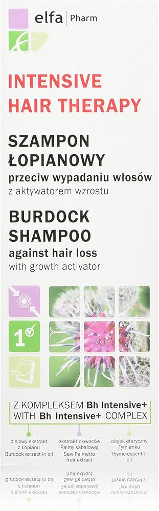szampon intensive hair therapy szampon łopianowy z firmy elfa