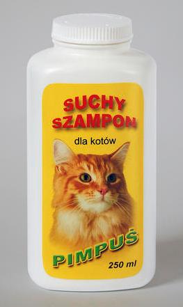 suchy szampon dla kota puder firmy gimpet