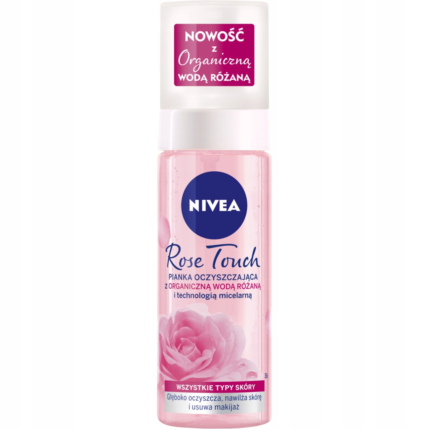 pianka do mycia twarzy nivea niebieski