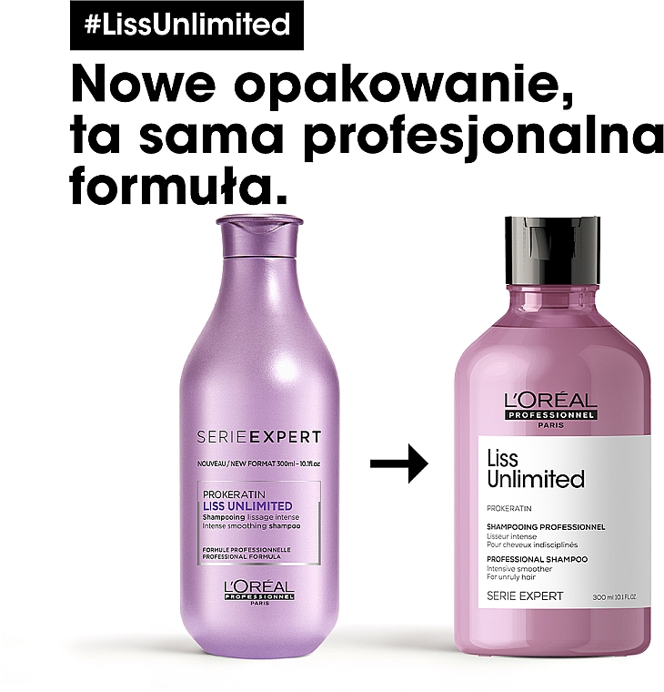 loreal szampon prostujacy