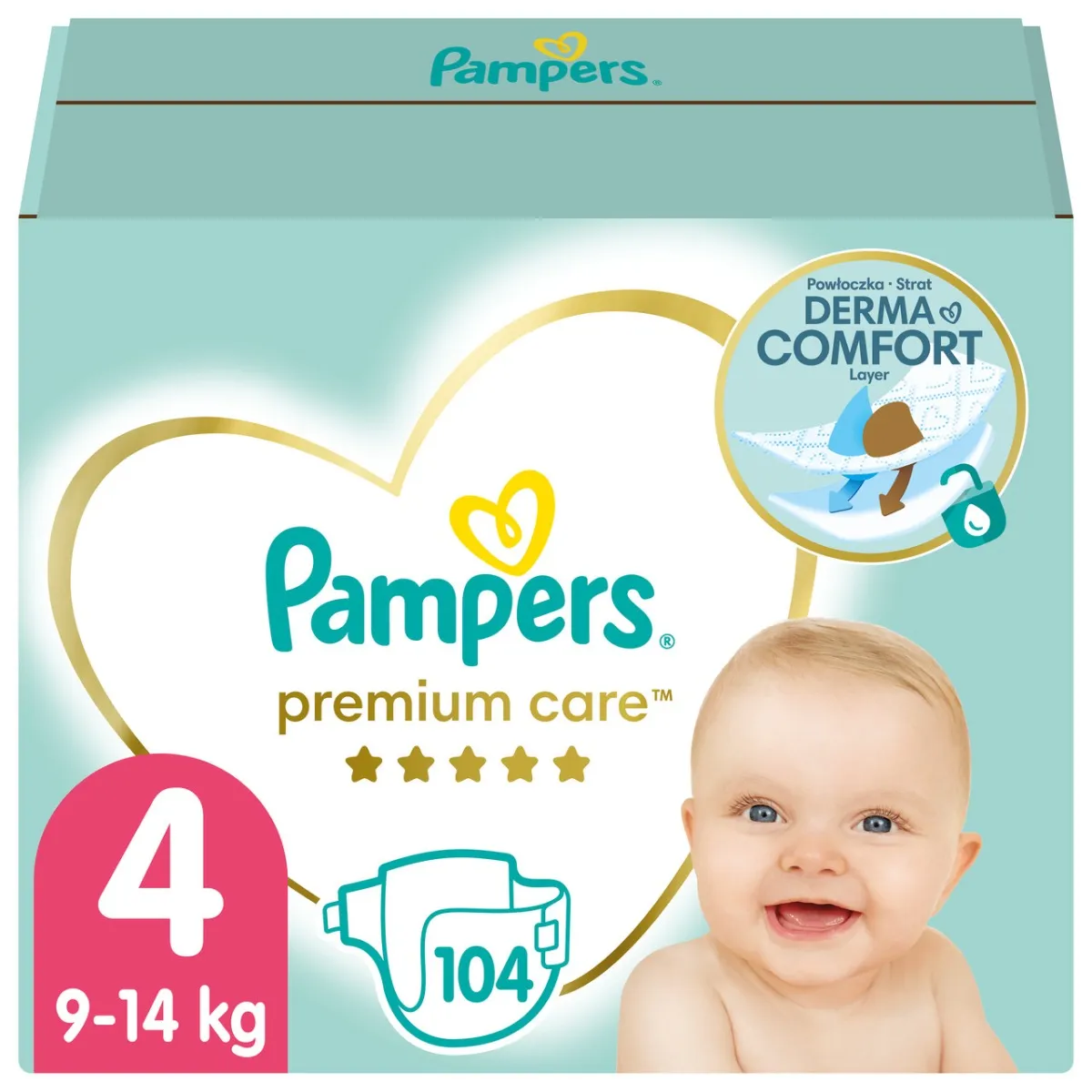 pampers care rozmiar 4