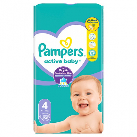 pampers 2 58 szt