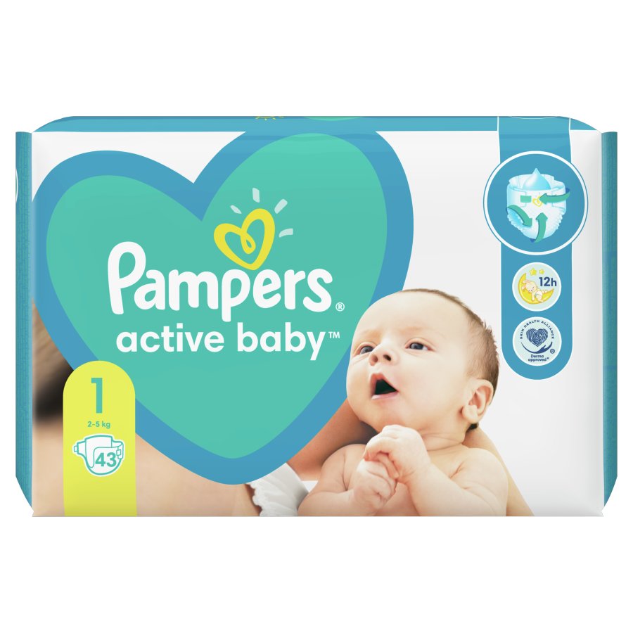 pampers new baby-dry pieluchy 1 newborn