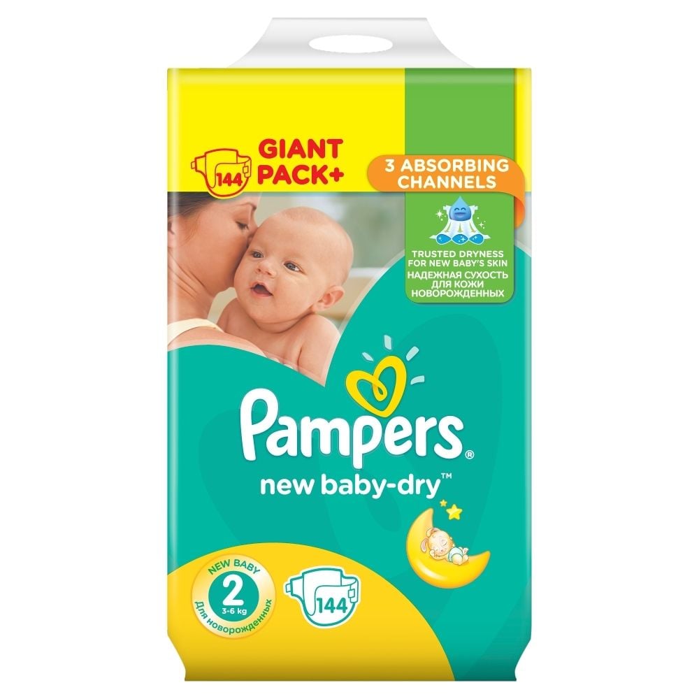 pampers new baby-dry rozmiar 2