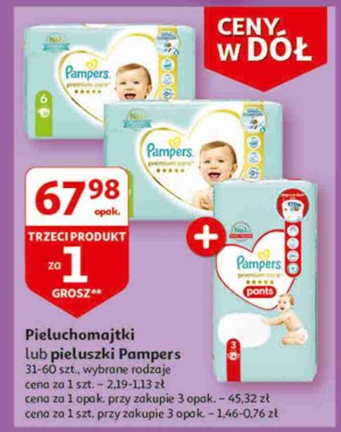 kupony o wartości 13zł pampers