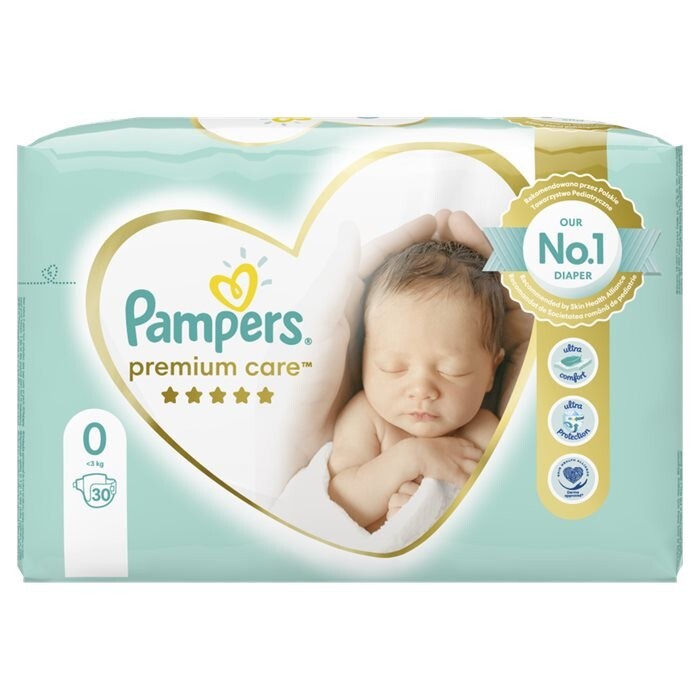 tesco zakupy pieluchy pampers premium care 1