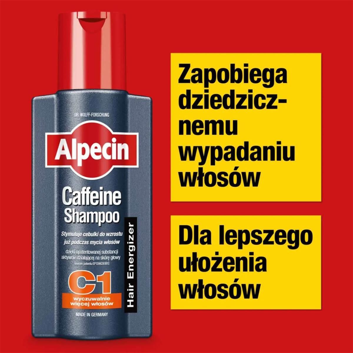 alpecin szampon wypadanie włosów łysienie