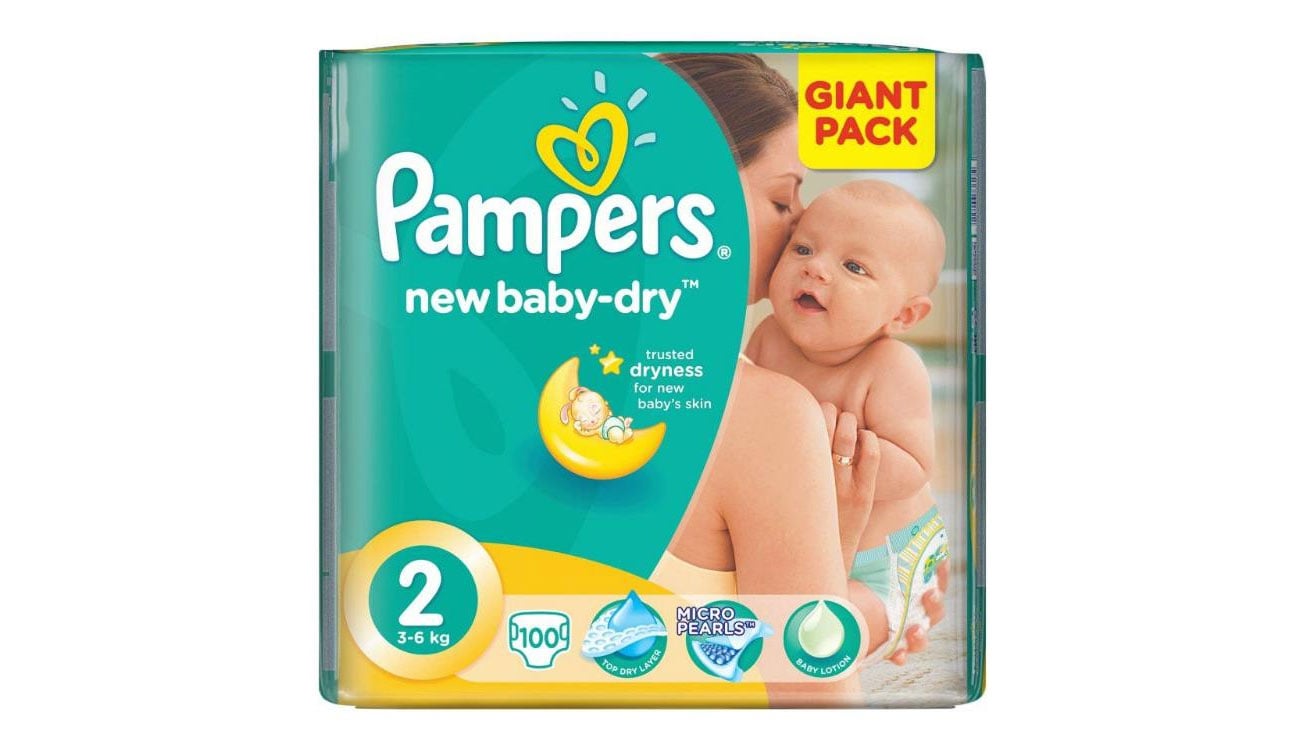 pampers new baby-dry rozmiar 2