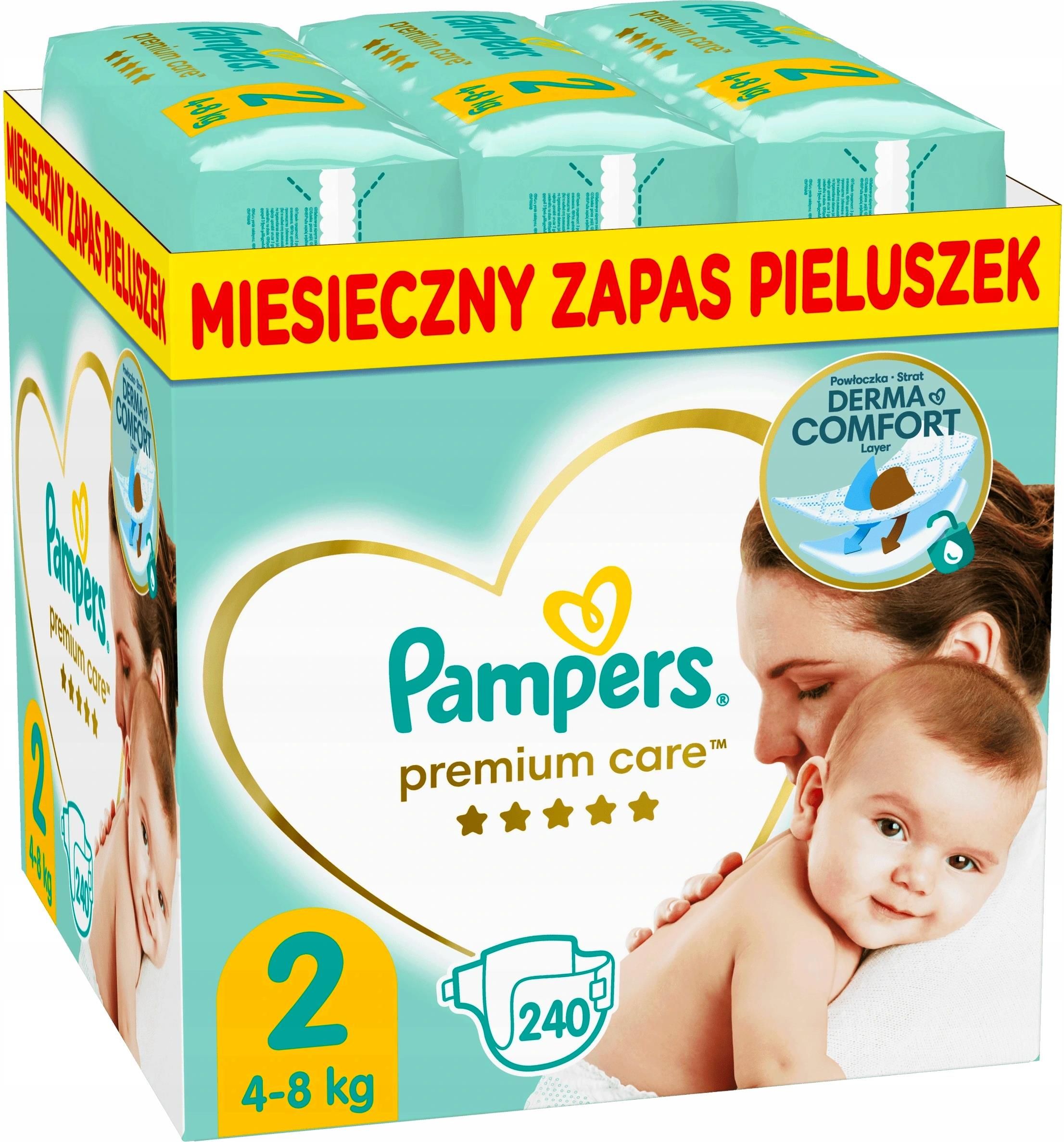 pampers premium care 240szt 2