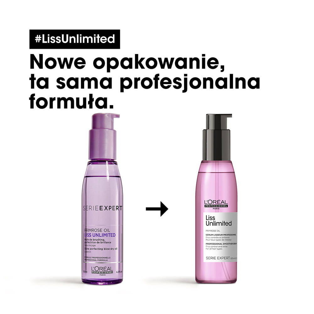 loreal liss unlimited olejek wygładzający do włosów 125ml